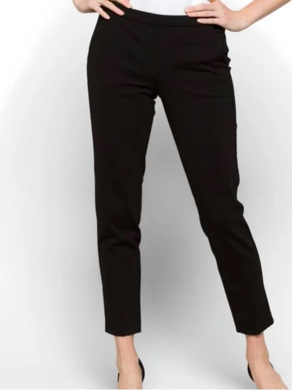 Liverpool Black Textured Trousers